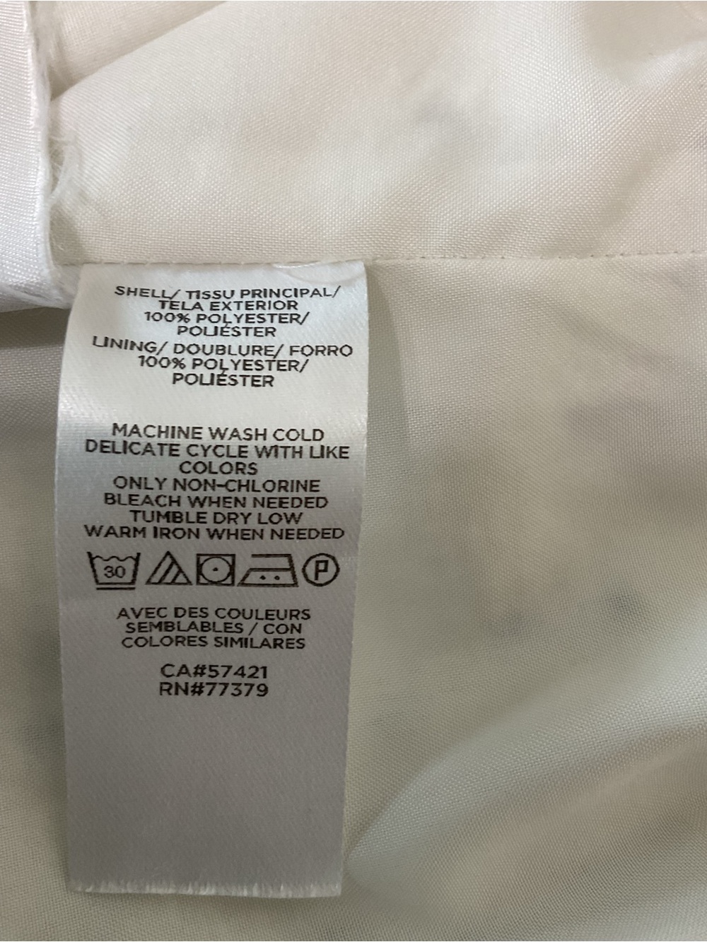 Ann Taylor Cream Confetti Tweed Pencil Skirt Size 10 - Picture 10 of 10
